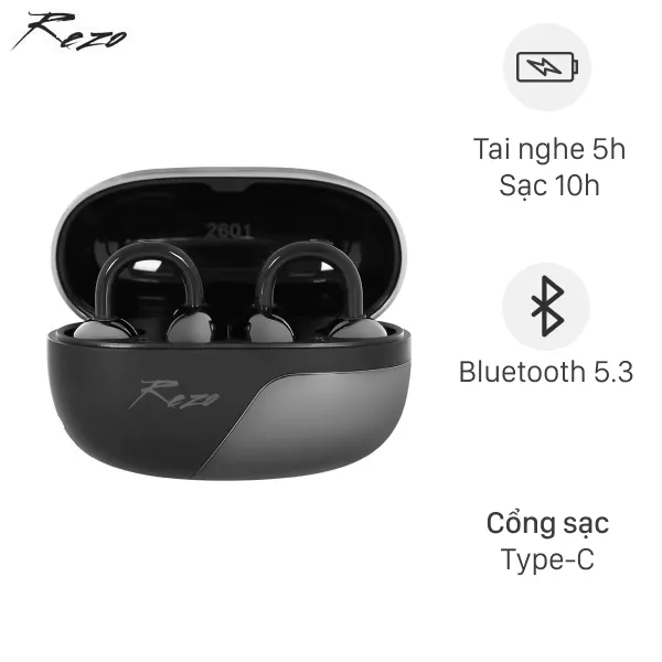 Tai nghe Bluetooth Open-Ear OWS Rezo MuseGo OWS1010