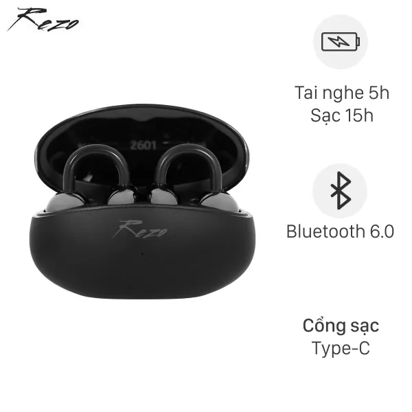 Tai nghe Bluetooth Open-Ear OWS Rezo LiteWave OWS1020
