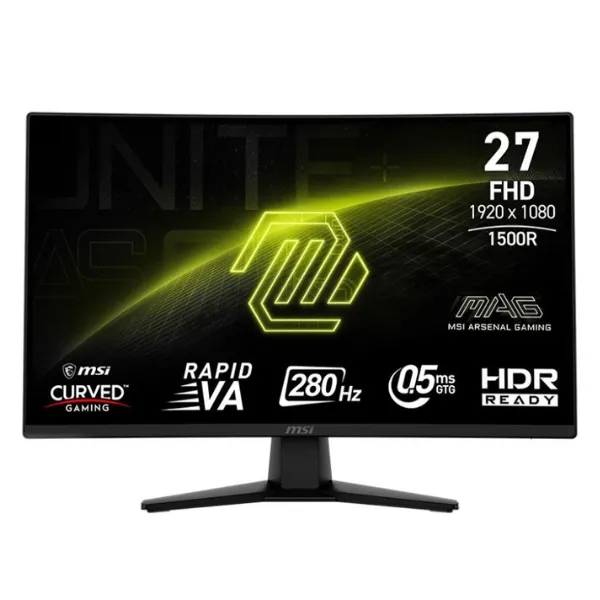 Màn hình Gaming MSI MAG 274CXF (27 inch, Full HD, VA, 280Hz, 0.5ms)