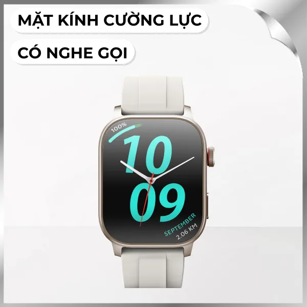 Kieslect Calling Watch Ks 3 Elite 46.8 mm dây silicone Trắng