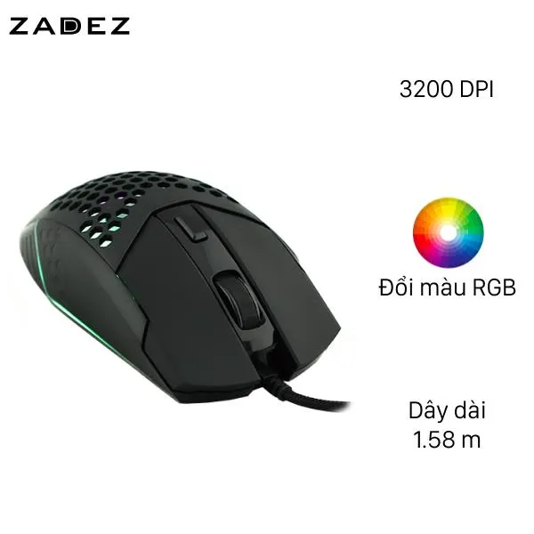 Chuột Có dây Gaming Zadez G151M