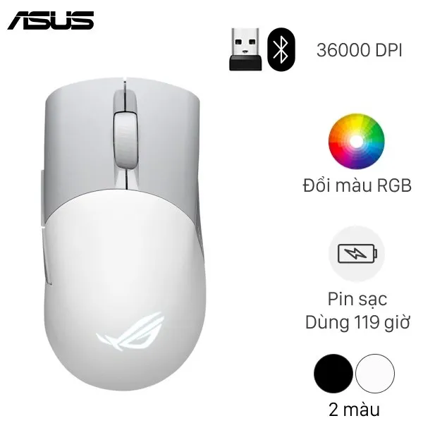 Chuột sạc Bluetooth Gaming Asus ROG Keris Aimpoint