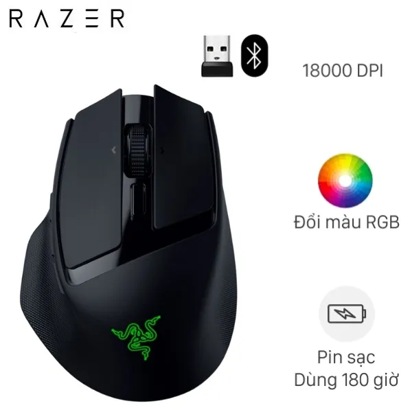 Chuột Bluetooth Gaming Razer Basilisk Mobile
