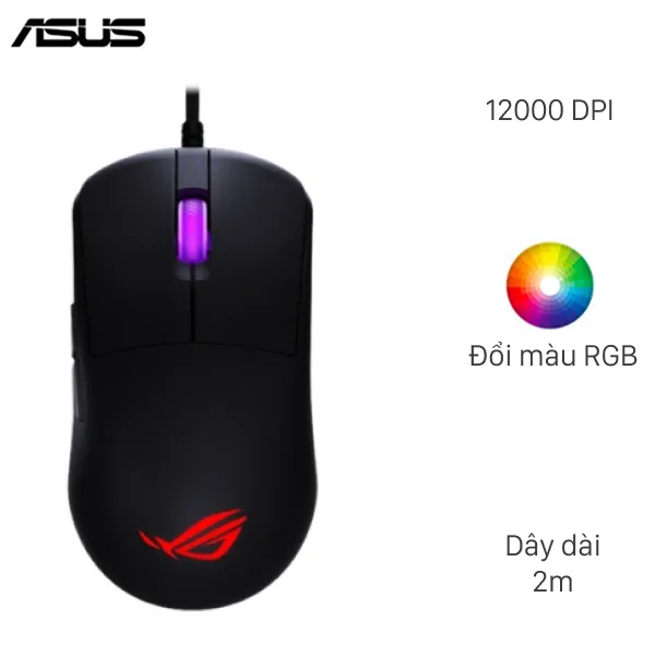 Chuột Có dây Gaming Asus P524 ROG Harpe Mini Core