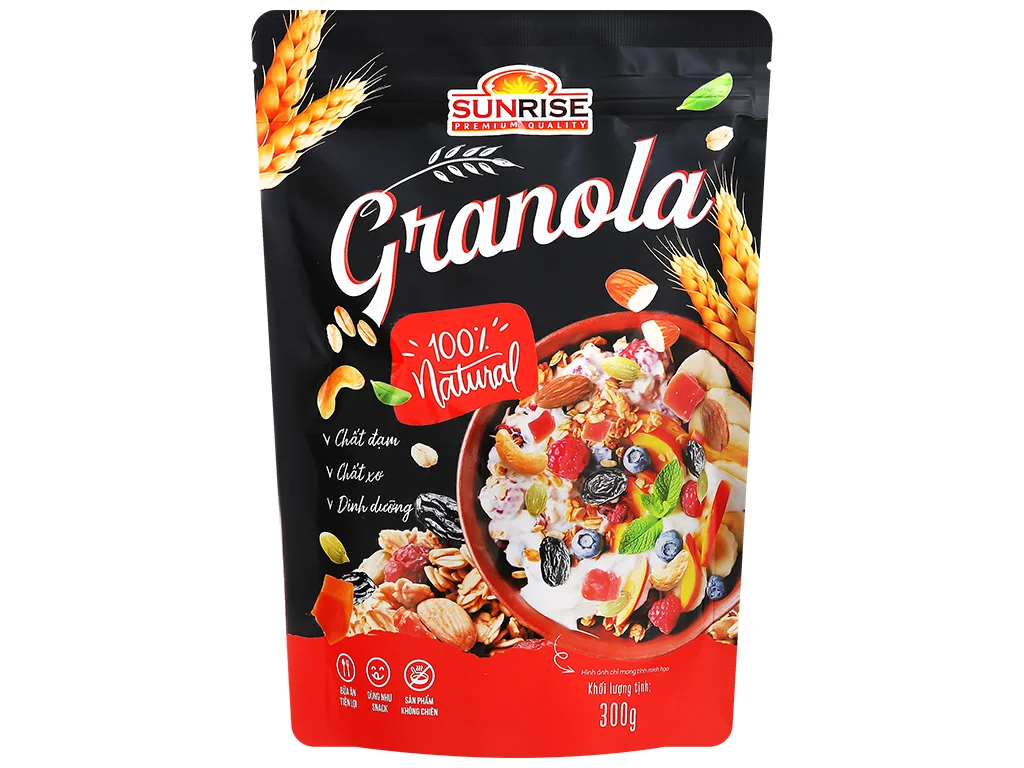 Granola Sunrise gói 300g 2
