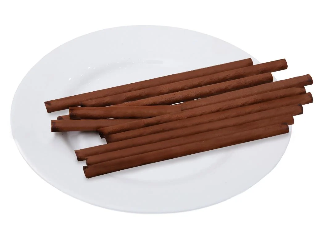 Bánh que Lotte Toppo hương ca cao nhân socola hộp 40g 8