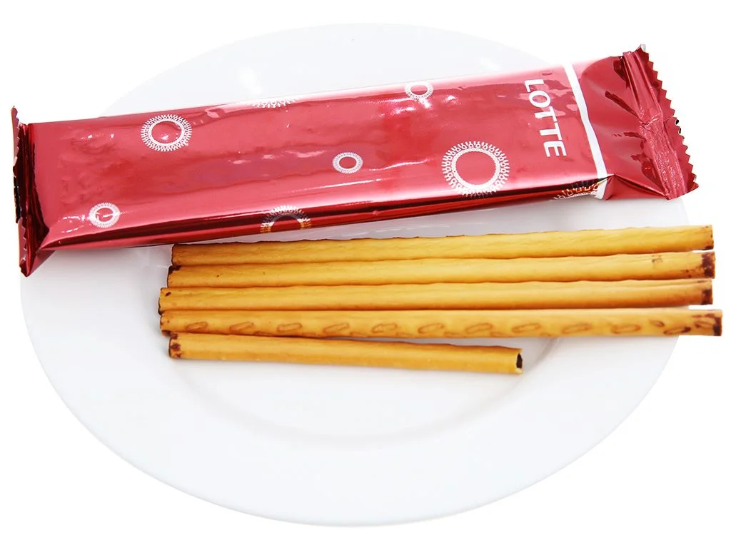 Bánh que Lotte Toppo hương vani nhân socola hộp 40g 7