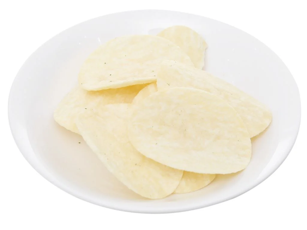 Snack khoai tây vị kem chua và hành Slide lon 160g 5