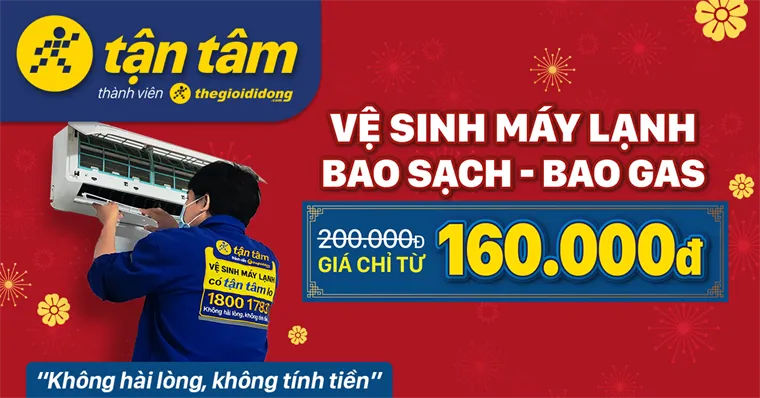 Vệ sinh máy lạnh giá chỉ từ 180.000 đ - Bao sạch - Bao gas - Bảo hành 60 ngày