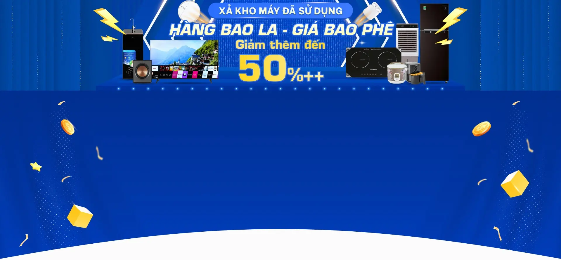 Banner trang chủ Máy cũ