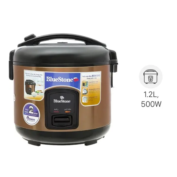 Nồi cơm nắp gài BlueStone 1.2 lít RCB-5512