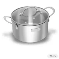 Nồi inox nắp kính 20 cm Elmich Tri-Max 2353733