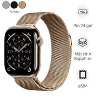 Apple Watch Series 11 GPS + Cellular 46mm viền Titanium dây Milan