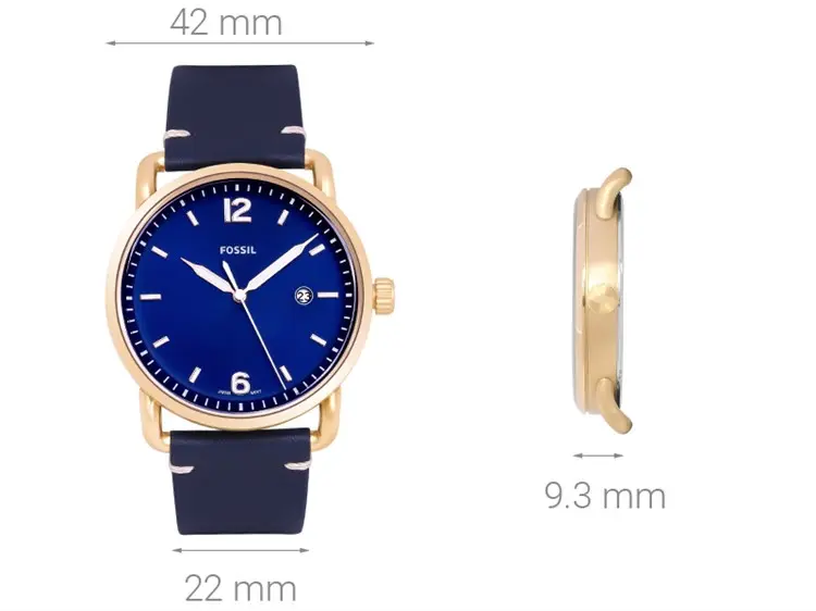 Fs5274 Mua Đồng hồ kim Nam dây da FOSSIL FS5274 Xanh đen cũ, rẻ hơn từ 30-70% ...