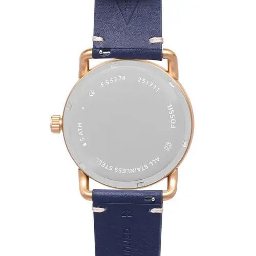 Fs5274 Mua Đồng hồ kim Nam dây da FOSSIL FS5274 Xanh đen cũ, rẻ hơn từ 30-70% ...