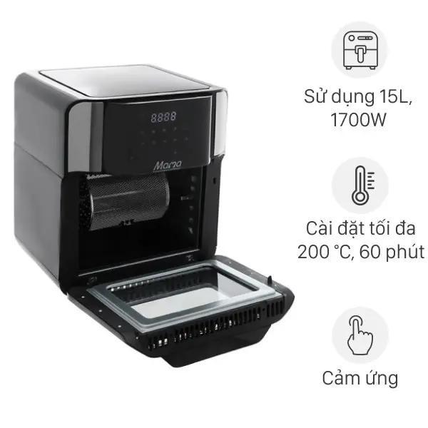 Lò chiên không dầu Sunhouse Mama SHD4088 15 lít